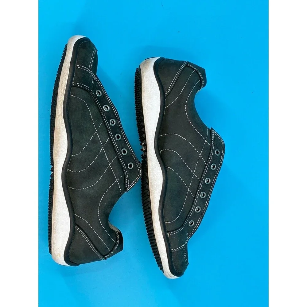 FootJoy LoPro 97261 Womens 7 M Black Spikeless Golf Shoes No Laces